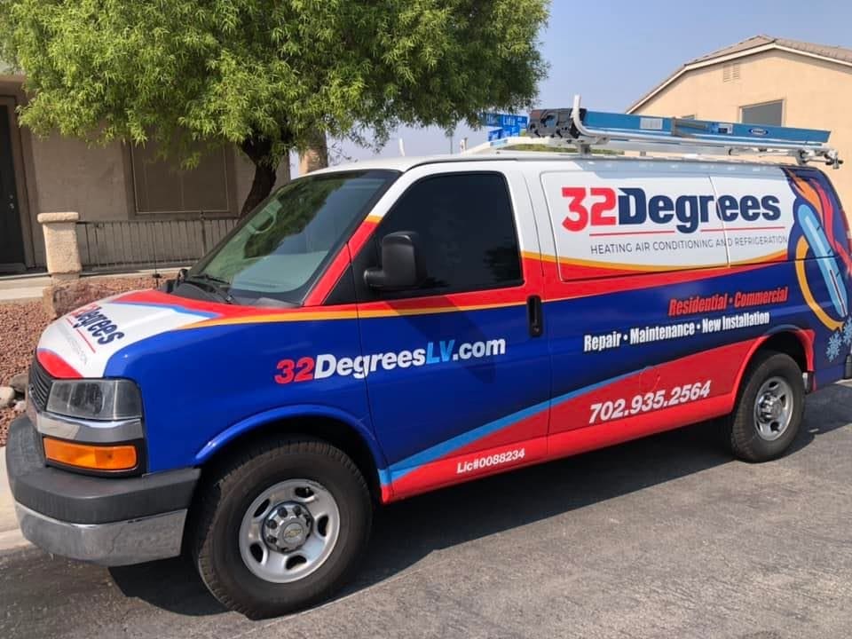 32 Degrees Heating & Cooling Service Vehicle in Las Vegas, NV
